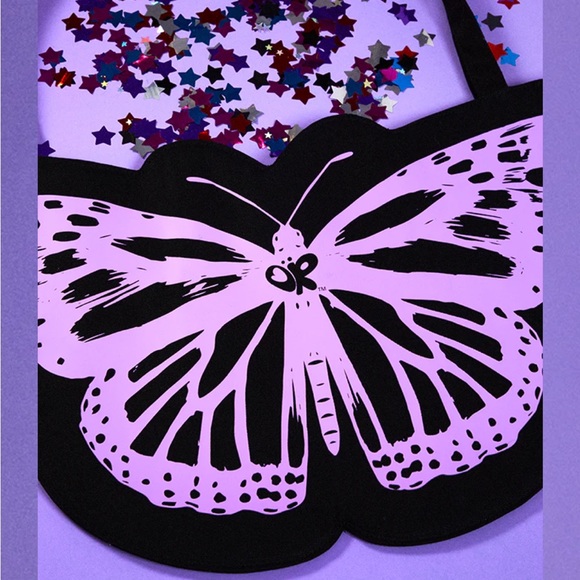 New purple butterfly tote Merch from Olivia Rodrigo concert - Picture 5 of 7